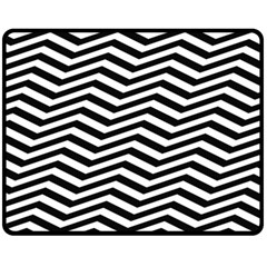 Zigzag Chevron Fleece Blanket (medium)  by Mariart