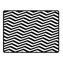 Zigzag Chevron Double Sided Fleece Blanket (small)  by Mariart