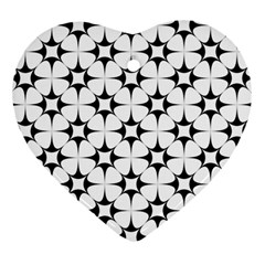 Star Background Ornament (heart) by Mariart