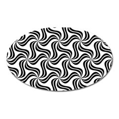 Soft Pattern Repeat Oval Magnet by Mariart