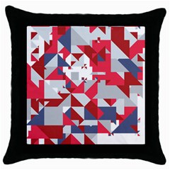 Technology Triangle Throw Pillow Case (Black)