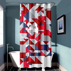 Technology Triangle Shower Curtain 36  x 72  (Stall) 