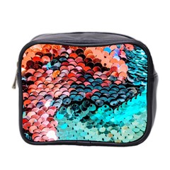 Dragon Scales Mini Toiletries Bag (two Sides) by WensdaiAmbrose