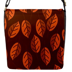 Pattern Leaf Plant Flap Closure Messenger Bag (s) by Mariart