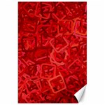 Red Pattern Technology Background Canvas 20  x 30  19.62 x28.9  Canvas - 1