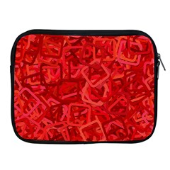 Red Pattern Technology Background Apple Ipad 2/3/4 Zipper Cases by Mariart