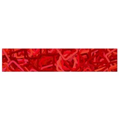 Red Pattern Technology Background Small Flano Scarf