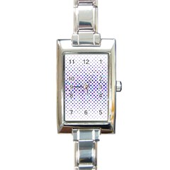 Star Curved Background Geometric Rectangle Italian Charm Watch by Mariart