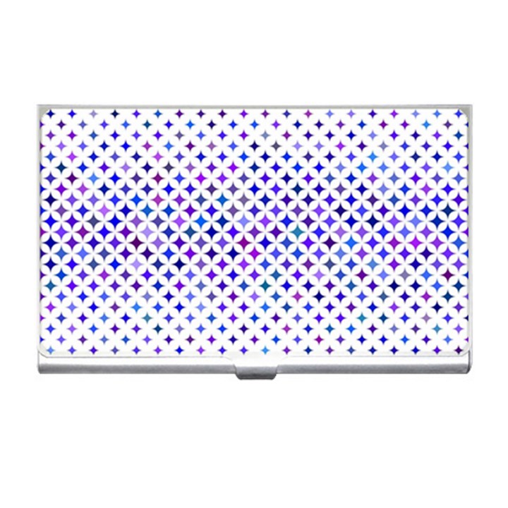 Star Curved Background Geometric Business Card Holder