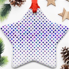 Star Curved Background Geometric Star Ornament (two Sides) by Mariart