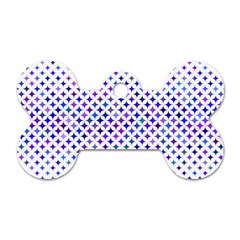 Star Curved Background Geometric Dog Tag Bone (two Sides) by Mariart