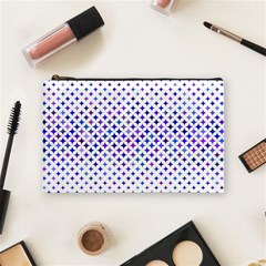 Star Curved Background Geometric Cosmetic Bag (medium) by Mariart