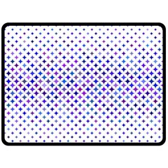 Star Curved Background Geometric Fleece Blanket (large)  by Mariart