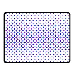 Star Curved Background Geometric Double Sided Fleece Blanket (small)  by Mariart