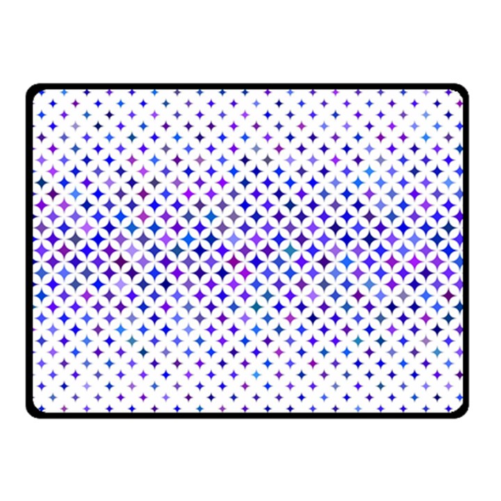 Star Curved Background Geometric Double Sided Fleece Blanket (Small) 