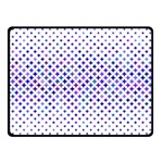 Star Curved Background Geometric Double Sided Fleece Blanket (Small)  45 x34  Blanket Back