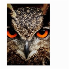 Owl s Scowl Small Garden Flag (two Sides) by WensdaiAmbrose