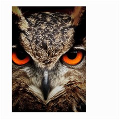 Owl s Scowl Large Garden Flag (two Sides) by WensdaiAmbrose