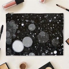 Splatter - Grayscale Cosmetic Bag (xl) by WensdaiAmbrose