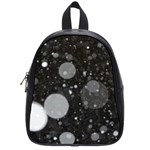 Splatter - Grayscale School Bag (Small) Front