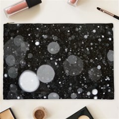 Splatter - Grayscale Cosmetic Bag (xxl) by WensdaiAmbrose