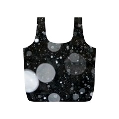 Splatter - Grayscale Full Print Recycle Bag (s) by WensdaiAmbrose