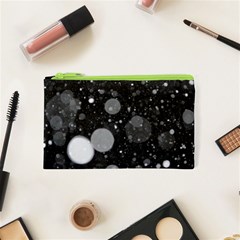 Splatter - Grayscale Cosmetic Bag (xs) by WensdaiAmbrose