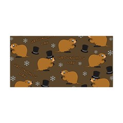 Groundhog Day Pattern Yoga Headband