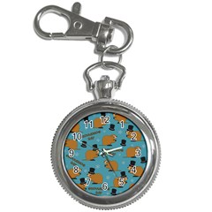 Groundhog day pattern Key Chain Watches