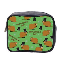 Groundhog Day Pattern Mini Toiletries Bag (two Sides) by Valentinaart