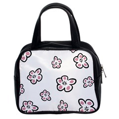 Plum Seamless Flower Classic Handbag (two Sides) by Mariart