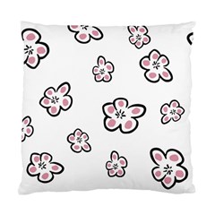 Plum Seamless Flower Standard Cushion Case (one Side) by Mariart