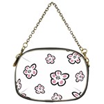 Plum Seamless Flower Chain Purse (Two Sides) Back