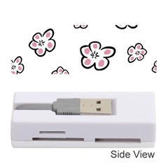 Plum Seamless Flower Memory Card Reader (Stick)