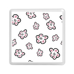 Plum Seamless Flower Memory Card Reader (Square)