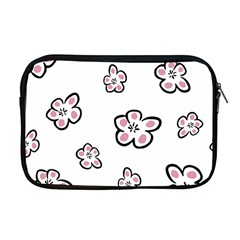 Plum Seamless Flower Apple MacBook Pro 17  Zipper Case