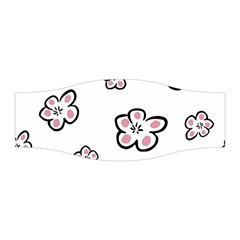 Plum Seamless Flower Stretchable Headband