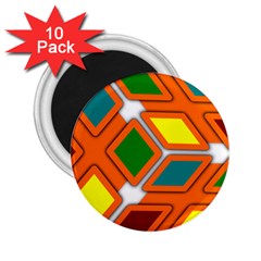 Shape Plaid 2 25  Magnets (10 Pack)  by Mariart