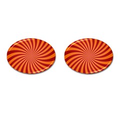 Spiral Swirl Background Vortex Cufflinks (oval) by Mariart