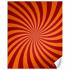 Spiral Swirl Background Vortex Canvas 11  X 14  by Mariart