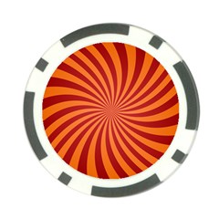 Spiral Swirl Background Vortex Poker Chip Card Guard by Mariart