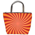 Spiral Swirl Background Vortex Bucket Bag Front