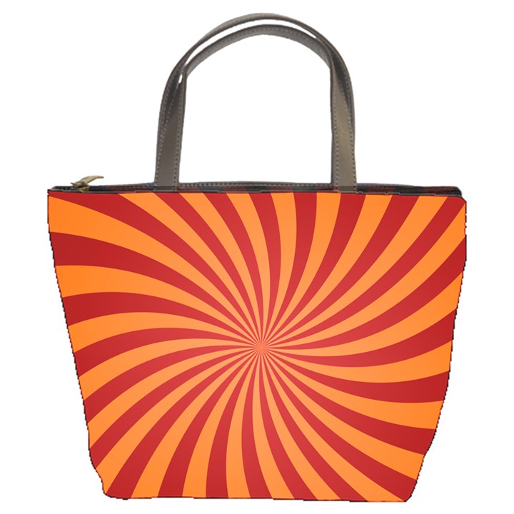 Spiral Swirl Background Vortex Bucket Bag