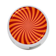 Spiral Swirl Background Vortex 4-port Usb Hub (two Sides) by Mariart