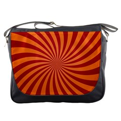 Spiral Swirl Background Vortex Messenger Bag by Mariart