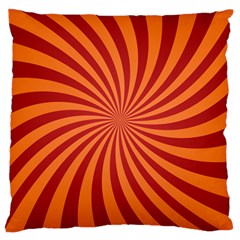 Spiral Swirl Background Vortex Large Cushion Case (two Sides) by Mariart