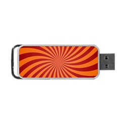 Spiral Swirl Background Vortex Portable Usb Flash (two Sides) by Mariart