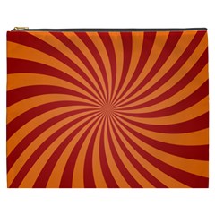 Spiral Swirl Background Vortex Cosmetic Bag (xxxl) by Mariart