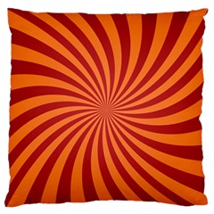 Spiral Swirl Background Vortex Large Flano Cushion Case (two Sides) by Mariart