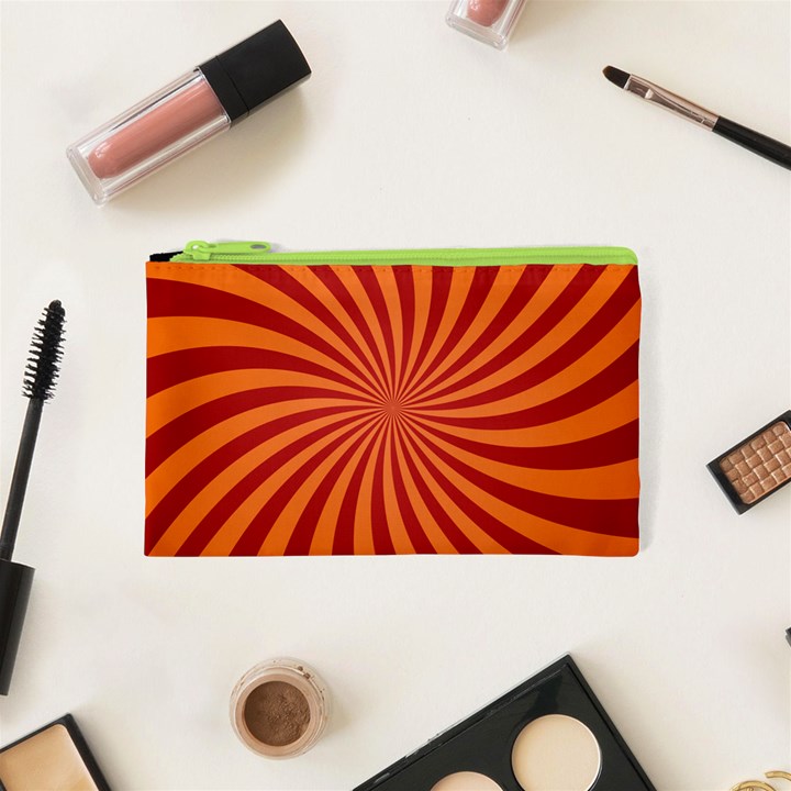 Spiral Swirl Background Vortex Cosmetic Bag (XS)